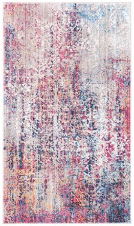 Safavieh Alfombra poli&eacute;ster rosa/multicolore 122 x 183 cm