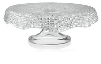 IVV scalloped transparent cake stand cm-33