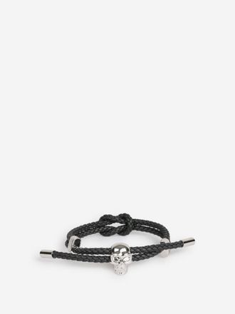 Alexander McQueen Skull Braided Bracelet