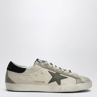 Golden Goose Sneakers Super-Star crema/verde oliva/blu