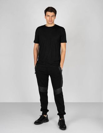 Les Hommes Les Hommes T-shirt Regular Mannen zwart