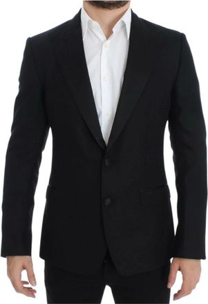 Dolce & Gabbana Sicilia Blazer - Heren - Business blazers - Zwart - M - Wol - Kostuums