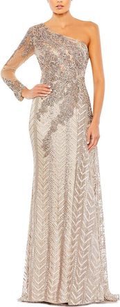 Mac Duggal Embellished A-Line Gown