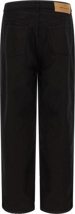 Ami Relaxed Fit Cotton Jeans - Black