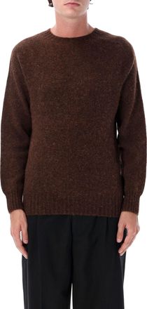 Howlin Relaxed-Fit Crewneck Shetland Wool Sweater