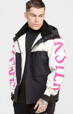 Siksilk Chaqueta t&eacute;cnica crudo para hombre SikSilk XS