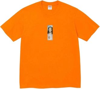 SUPREME FW26 Prayer Card Box Logo T-Shirt Orange SUP-FW26-001-ORG