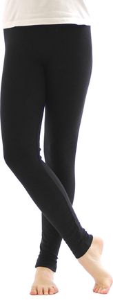 YESET Cotton Fleece Thermal Leggings Long Warm Thick Soft - Black - 12