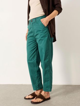 Fat Face FatFace Blazey Teal Blue Tapered Chino Trousers