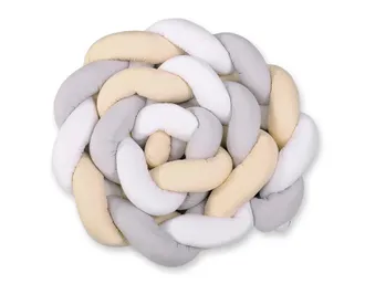 OEM Paracolpi Per Lettino Intrecciato Xxl - Bianco-grigio-beige