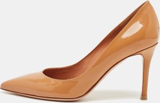 Gianvito Rossi Beige Gianvito Pointed Toe Pumps