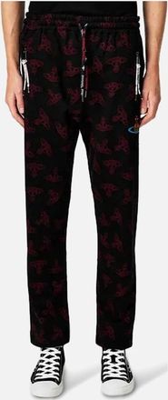 Vivienne Westwood Mens Mens Black Vivienne Westwood All Over Orb Print Jogger - Size: 29/28/32