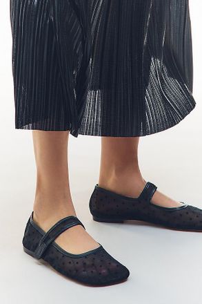 Maeve Square-Toe Mary Jane Flats