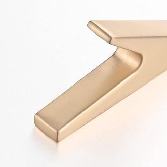 No Brand Adecuado Para 5 Ganchos De Pared De 7,9 X 4 X 1,4 Cm, Aleaci&oacute;n De Zinc Color Oro, Para Ropa, Sombreros, Bolsos Y Toallas