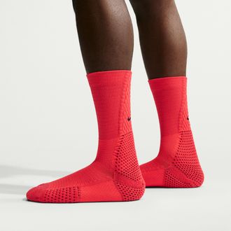 Nike Unisex Unicorn Dri-FIT ADV Cushioned Crew Socks (1 Pair) in Red | FZ3399-696