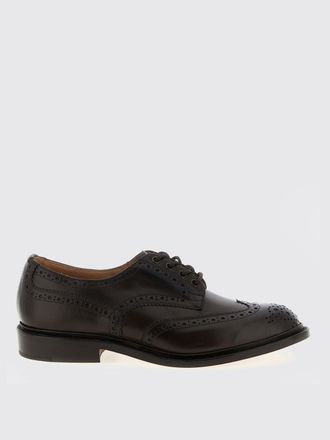 Trickers Derby Bourton Trickers in camoscio con motivo brogue