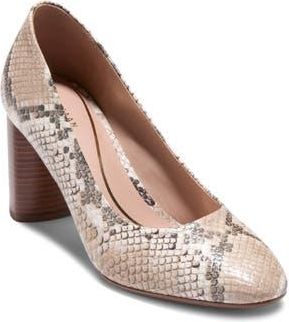 Cole Haan Nella Snakeskin Embossed Pump in Mojave Snake Print Leather at Nordstrom Rack, Size 10.5