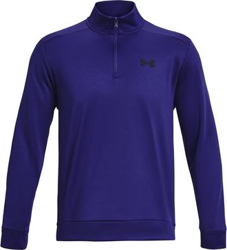 Under Armour Mens Fleece Quarter Zip Blue XXL