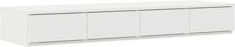 vidaXL Bed Drawers White 120 x 36.5 x 16.5 cm Engineered wood Vidaxl