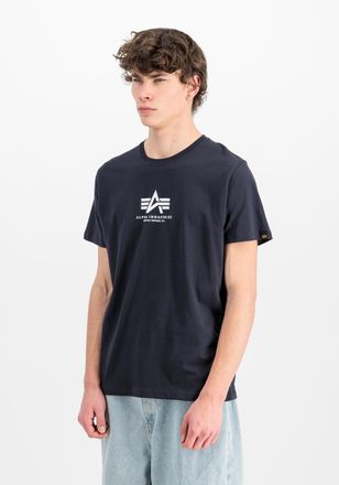 Alpha Industries T-Shirt ALPHA INDUSTRIES Basic T-Shirt ML, Herren, Gr. XXL, blau (rep.blau), Obermaterial: 100% Baumwolle, Shirts T-Shirt
