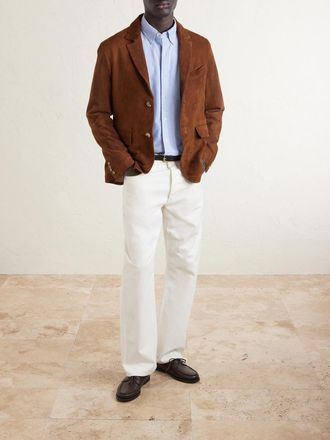 Polo Ralph Lauren Button-Down Collar Logo-Embroidered Cotton Oxford Shirt