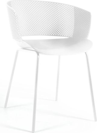 K Home In- /Outdoor Design Armlehnstuhl Yerai - Weiss