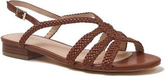 Lands End Pasadena Braided Sandals in Cognac at Nordstrom, Size 9