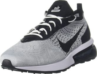 Nike Air Max Flyknit Racer Mens Running Trainers DJ6106 Sneakers Shoes (UK 10 US 11 EU 45, pre Platinum Black White 002)