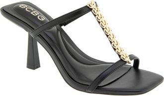 BCBGeneration Ratina Chain Trim Sandal in Black at Nordstrom Rack, Size 9.5