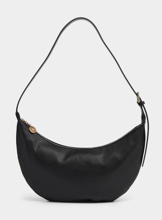 Ela Womens Minimalist half-moon hobo bag