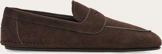 Ferragamo Uomo Mocassino in suede Marrone Taglia 39.5