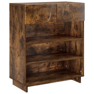vidaXL Armario Zapatero 73 X 38 X 87,5 Cm Madera De Ingenier&iacute;a Vidaxl