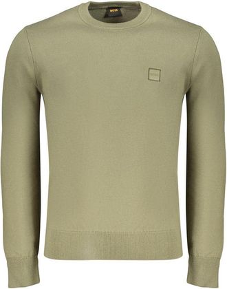 HUGO BOSS Green Cotton Mens Mens Shirt