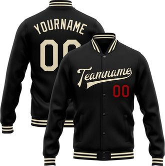 Generic Custom Fashion Varsity Jacket Cotton Blend Letterman Baseball Jacket Unisex Coats Personalized Name Number Personalized Bomber Jackets