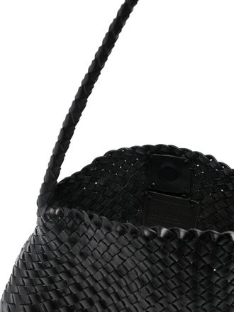 Dragon Diffusion Leather Shoulder Bag - Black