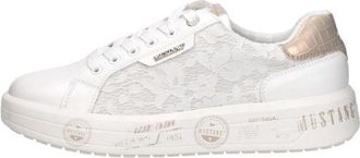 Mustang Laag Sneakers - Dames - Sneakers - Wit - 39 EU - Schoenen