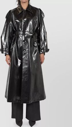 Saint Laurent fitted trench jacket