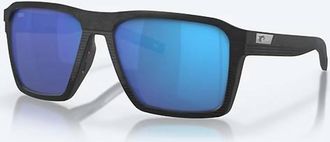 Costa Unisex Antille Polarized Sunglasses In Net Black Blue Mirror