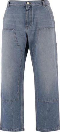 Versace Medusa Biggie Jeans - Heren - Regular Fit Jeans - Blauw - W32 - Katoen - Jeans