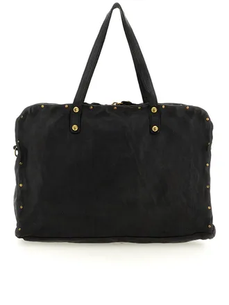 Campomaggi Clelia Large Rectangular Studded Tote Bag
