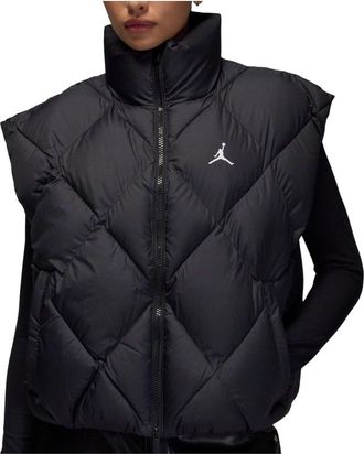 Nike Jordan (WMNS) Air Jordan Brooklyn Therma-FIT Quilted Puffer Vest Black White HV0413-010