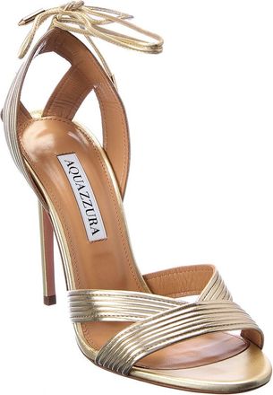 Aquazzura Ari 100 Leather Sandal