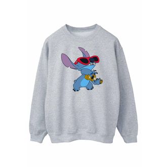 Disney Heren Lilo en Stitch Gitaar Sweatshirt (Sportgrijs)