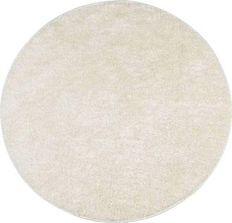 vidaXL Rug ISTAN High Pile Shiny Look Cream &Oslash; 160 cm vidaXL