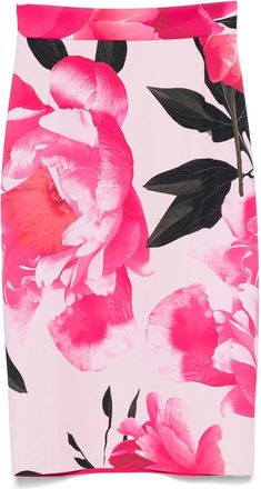 La Petite Robe Di Chiara Boni Floral-print Midi Skirt
