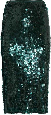 Patrizia Pepe Sequined Tulle Midi Skirt