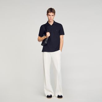 Sandro Logo polo shirt