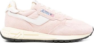 Autry Pink Logo Sneakers