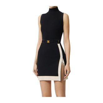 Elisabetta Franchi Dames, Jurken, Zwart, Maat: M Viscose