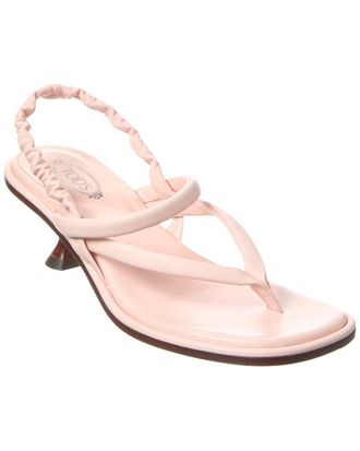 Tod's TodS Leather Slingback Sandal